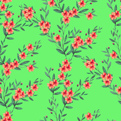 watercolor seamless pattern . Hand drawn floral illustration for wedding design, surface, fablic, textile, wallpaper