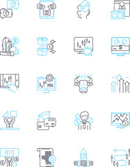 My mentoring linear icons set. Guidance, Coaching, Support, Empowerment, Leadership, Teaching, Learning line vector and concept signs. Motivation,Inspiration,Encouragement outline illustrations