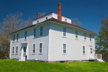 Fort house Colonial Pemaquid Maine