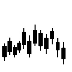 Forex Chart Silhouette