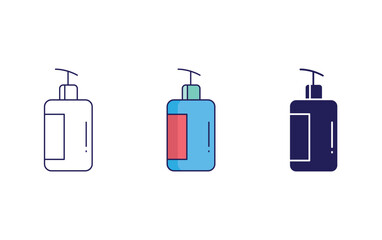 Hand sanitizer vector icon