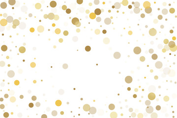 Gold glitter confetti, great design for any purpose. Party decor.