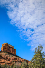 Fototapeta na wymiar Sedona, Arizona, USA. Cathedral Rock, red rock formations