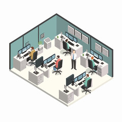 Developer Office, isometric