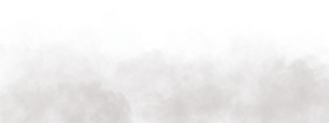 Realistic white cloud or smoke. White fog or smoke on transparent background. PNG image 