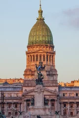 Foto op Plexiglas Argentina, Buenos Aires. Capitol building. © Danita Delimont