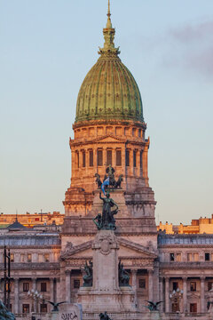 Argentina, Buenos Aires. Capitol building.