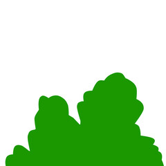 Obraz premium bush green garden illustration vector