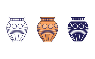 Vase vector icon