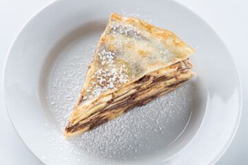 piece of cake on a plate