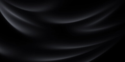 Fototapeta premium Black luxury fabric background with copy space