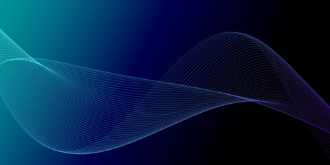 abstract blue wave background
