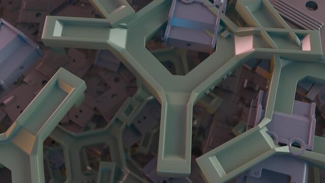 Machine 1003: Abstract generative machine.