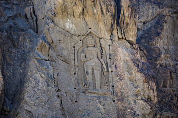 Kargah Buddha 7th century A.D stone carving Pakistan