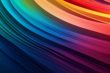 Abstract colorful background with lines, Ai generative