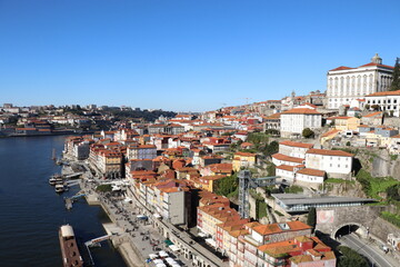 Naklejka na ściany i meble ポルトガル・ポルトの街並み