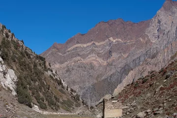 Cercles muraux Nanga Parbat Scenery on the way to the Summit of Nanga Parbat mountain, base camp trek, Pakistan