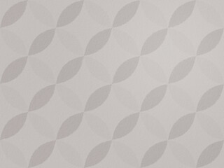 Seamless pattern of geometric gray shapes on a textured paper background. Full frame high resolution abstract background in black and white with copy space.