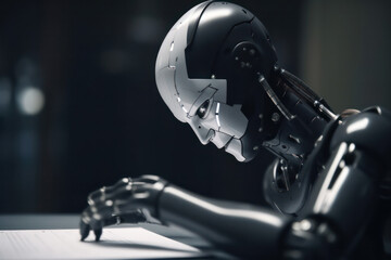 Fototapeta na wymiar Unlock the Potential of AI Robots AI generated