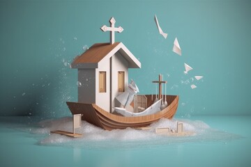 baptisms, christening. symbolizes spiritual birth in the Church, Christian sacrament of initiation and adoption, with use of water. pouring of water on the head or immersion in water. Generative AI