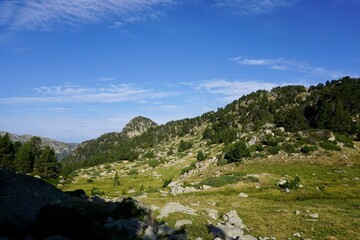 Fototapeta na wymiar Beautiful scenery of the Pyrenees