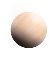 White fantasy planet drawing PNG