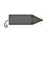 Cute animal arrows for presentations and school, mouse