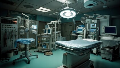 In advanced operating room. Generative AI