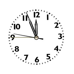 Clock face illustration