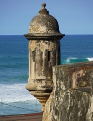 Sentry tower in Old San Juan, Puerto Rico