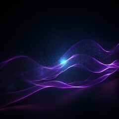 Obraz premium abstract blue wave background. generative ai