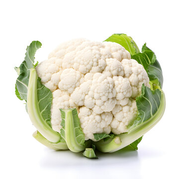 Cauliflower Isolated On White