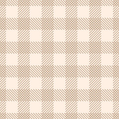 Vector. Pattern in a cage. Tartan blanket. Scottish pattern in beige, turquoise and orange plaid. Traditional checkered background for tablecloth, dress, skirt, napkin or other textile, Easter design.