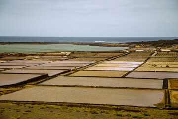 Fototapeta na wymiar Seawater desalination at Yaza on the island of Lanzarote