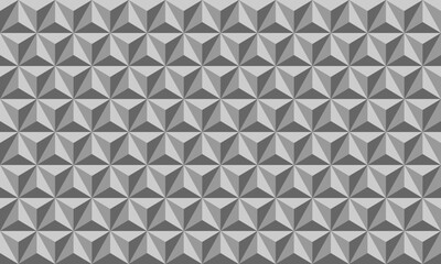 Fototapeta premium The triangle seamless pattern looks like a 3D pyramid. Vector Repeating Textures.