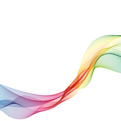 colorful abstract wave. yellow and green lines.  background. eps 10