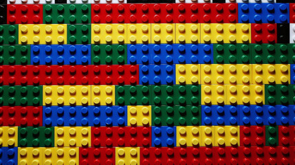 Play Bricks Background AI Generative Image