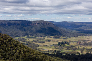Beautiful valley view of Blue Mountains, NSW, Australia.