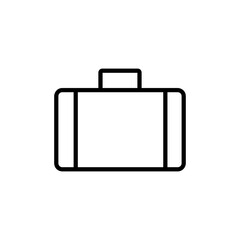 briefcase symbol. Modern, simple flat vector illustration for web site or mobile app.eps