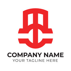 Professional creative modern abstract monogram HTO letter business logo design template