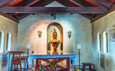 National Shrine of Our Lady of La Leche, Saint Augustine, Florida. Mission founded 1565.