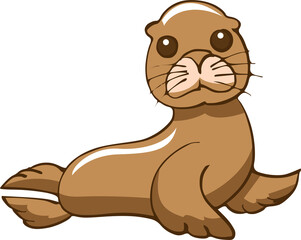Sea lion png graphic clipart design