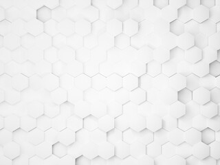 3d render, white color abstract background, Abstract background of polygon shape, white color background, abstract background, 3d background.