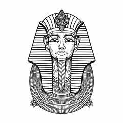 Pharaoh Head. Generative AI