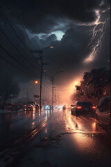 Fototapeta na wymiar Credible_bad_weather_hyperrealistic_cinematic_volumetric
