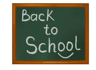 Obraz premium green school board with the inscription