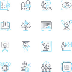 Online commerce linear icons set. E-commerce, Shopping, Transactions, Marketplace, Online retail, Digital storefront, Sales line vector and concept signs. Transactions,Purchases,Ordering outline