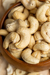 Peeled hard dried cashew nuts