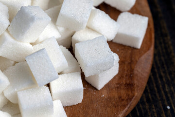 Refined white beet sugar, cubes