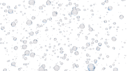 Bubbles particle set on alpha channel